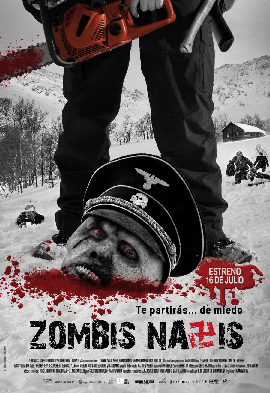 Cartel de Zombis nazis - España