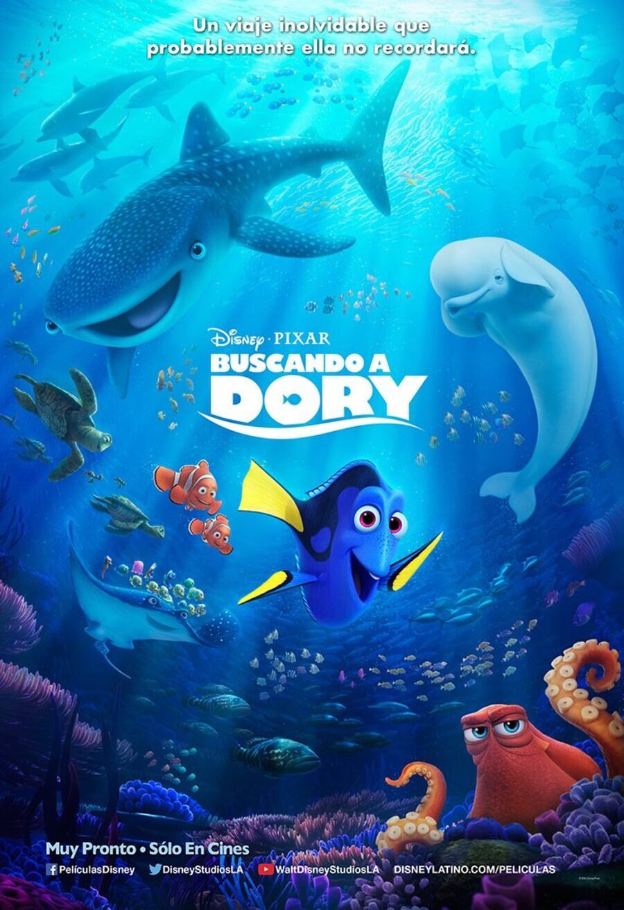 Cartel de Buscando a Dory - México