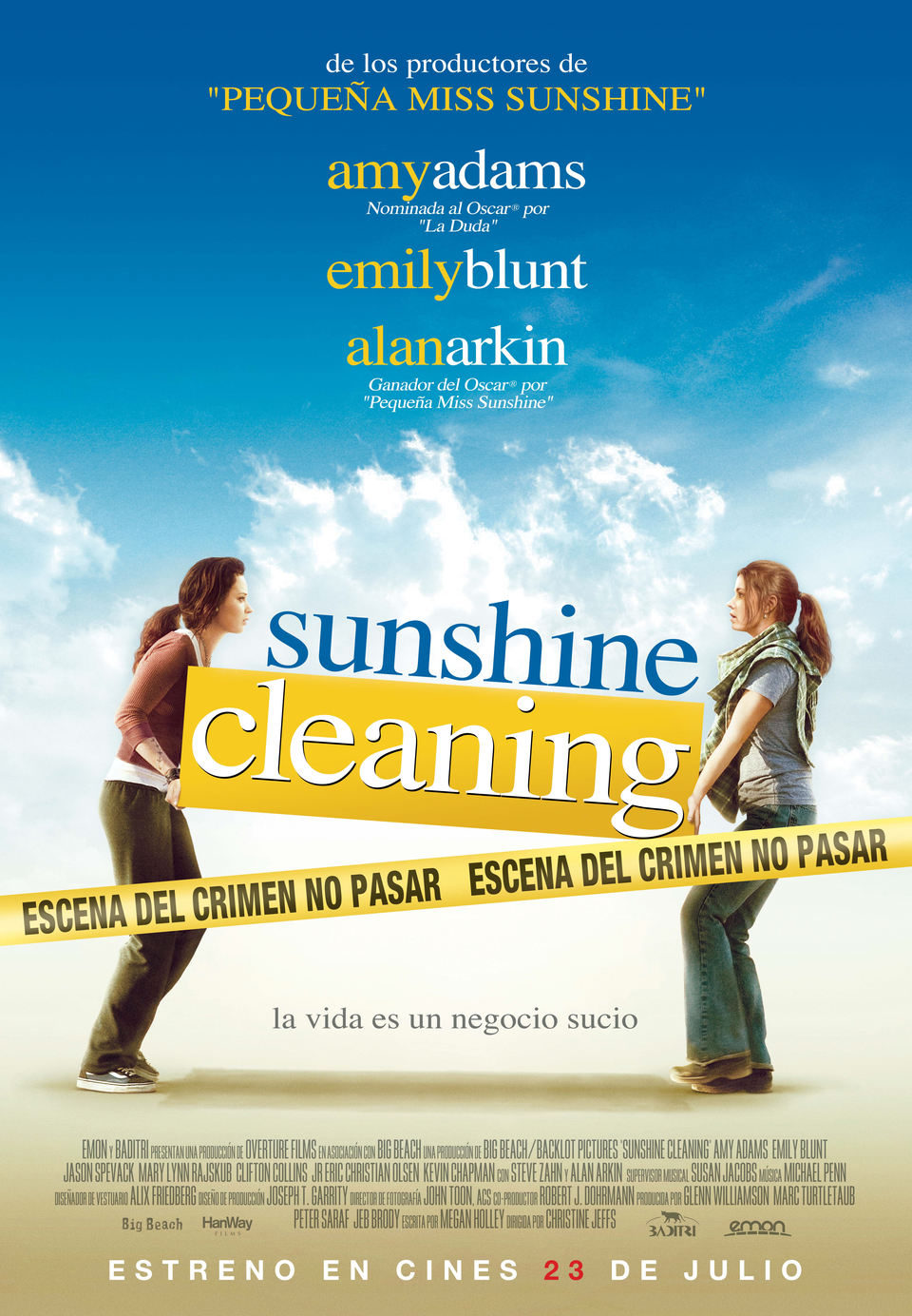 Cartel de Sunshine Cleaning - España