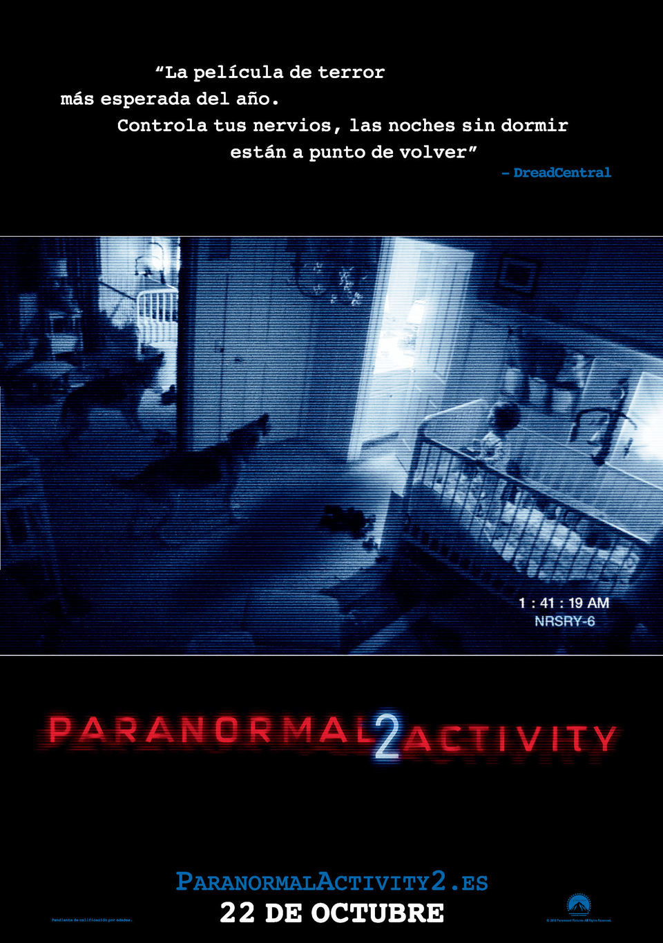 Cartel de Paranormal Activity 2 - España