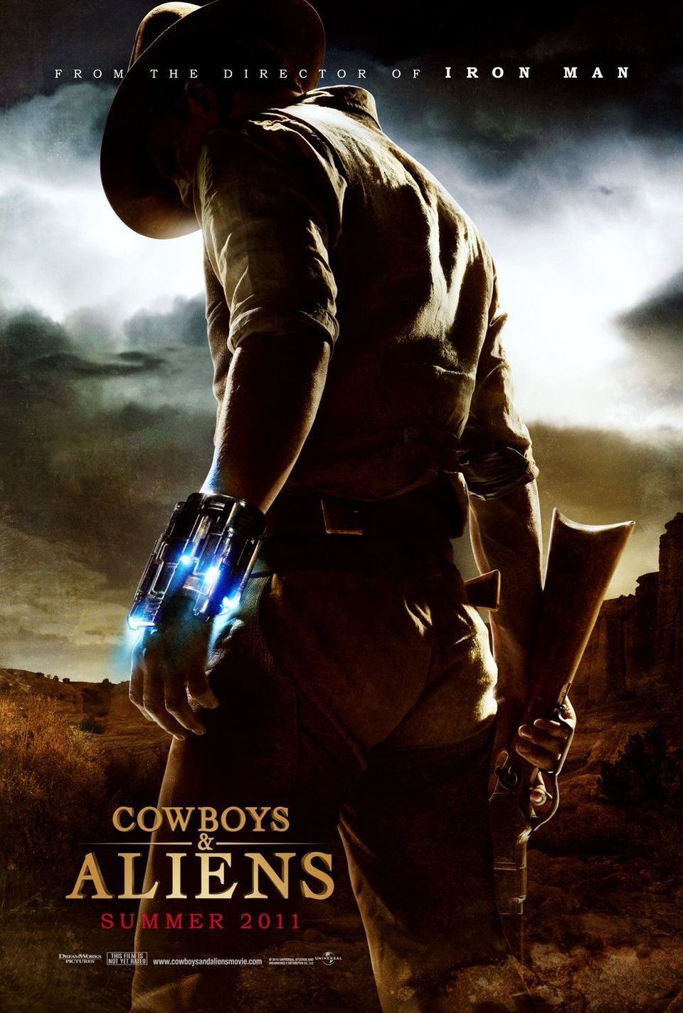Cartel de Cowboys & Aliens - Teaser Estados Unidos