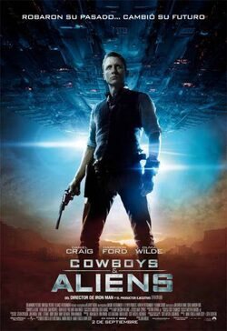 Cartel de Cowboys & Aliens