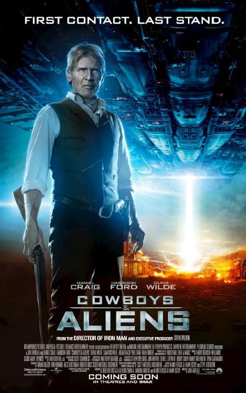 Cartel de Cowboys & Aliens - Harrison Ford