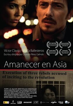 Cartel de Amanecer en Asia