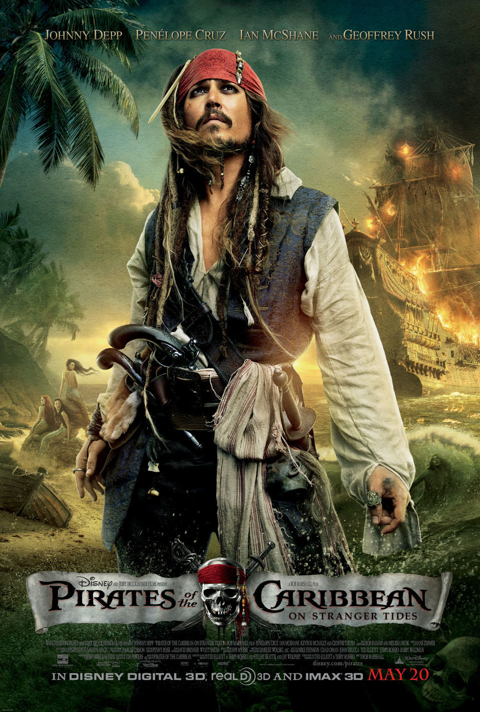 Cartel de Piratas del Caribe: En mareas misteriosas -  Definitivo Estados Unidos