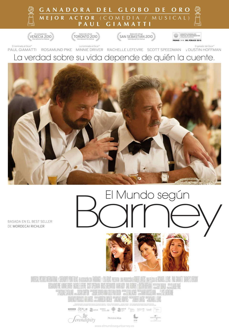 Cartel España de 'El mundo según Barney'