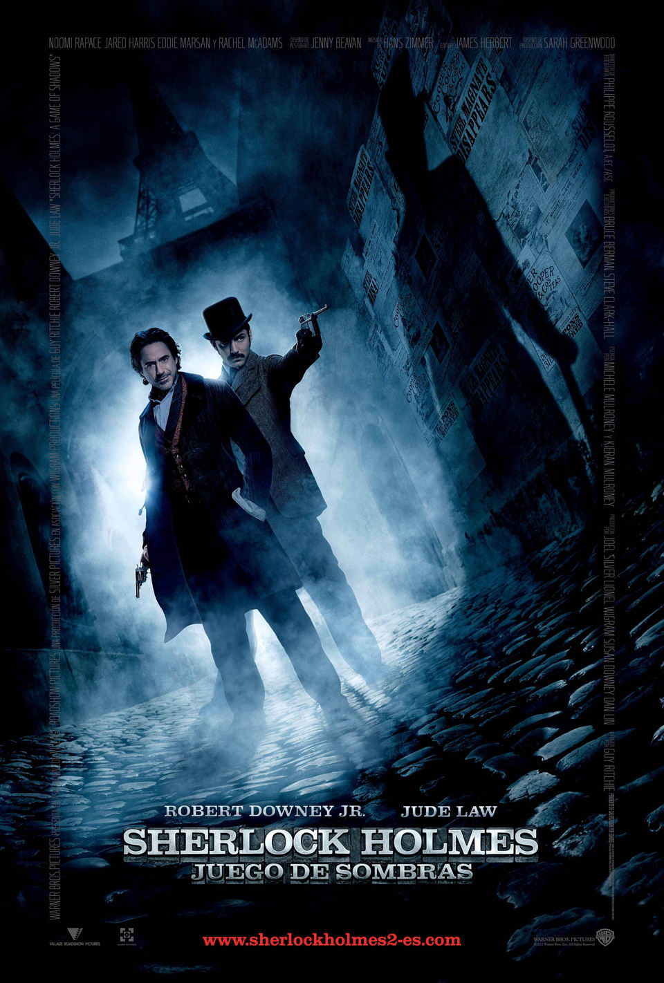 Cartel de Sherlock Holmes 2: Juego de sombras - España