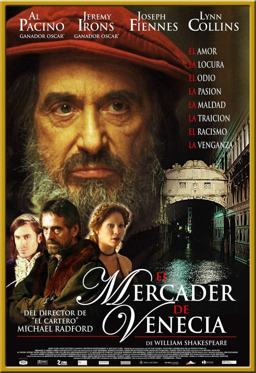 Cartel de El mercader de Venecia - España