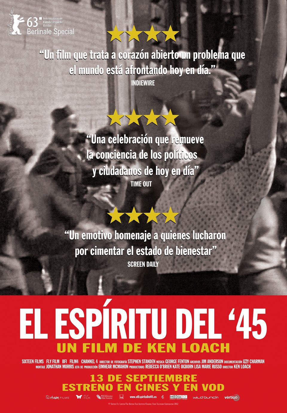 Cartel de El espíritu del 45 - España