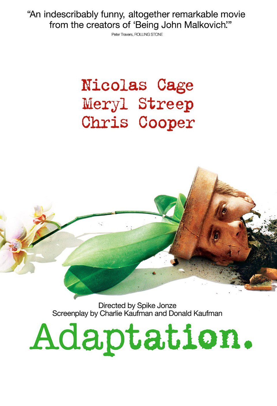 Cartel de Adaptation (El ladrón de orquídeas) - EEUU
