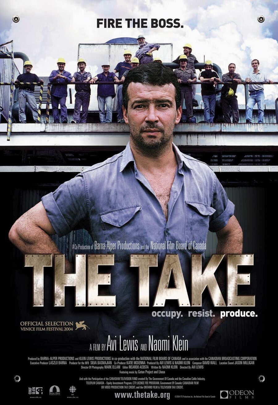 Cartel de The Take - Estados Unidos