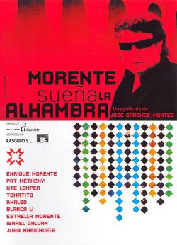Cartel de Enrique Morente sueña La Alhambra