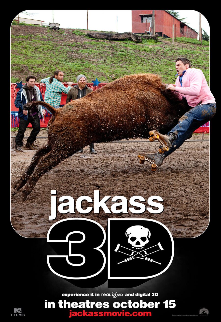 Cartel de Jackass 3D - Estados Unidos