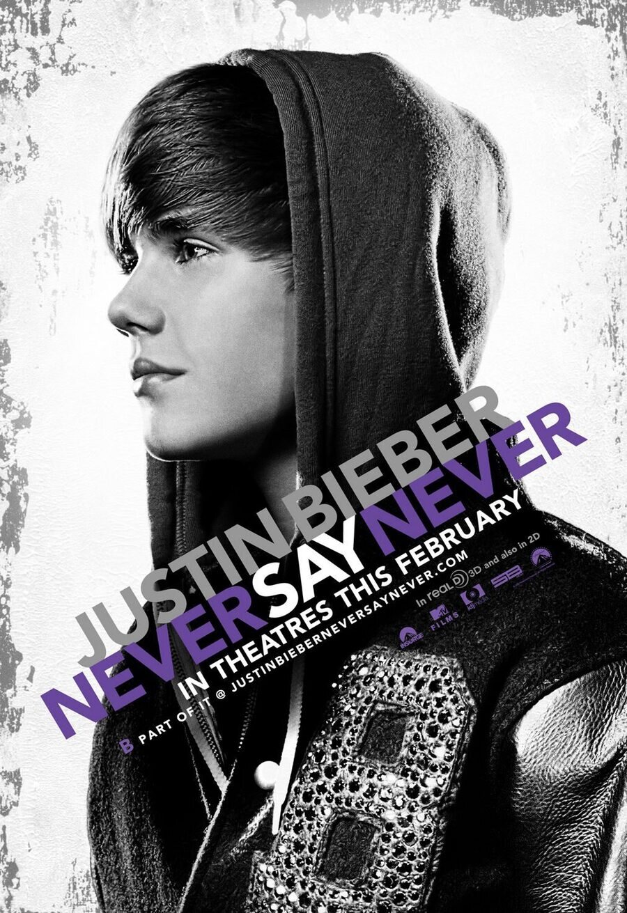 Cartel de Never Say Never - Estados Unidos