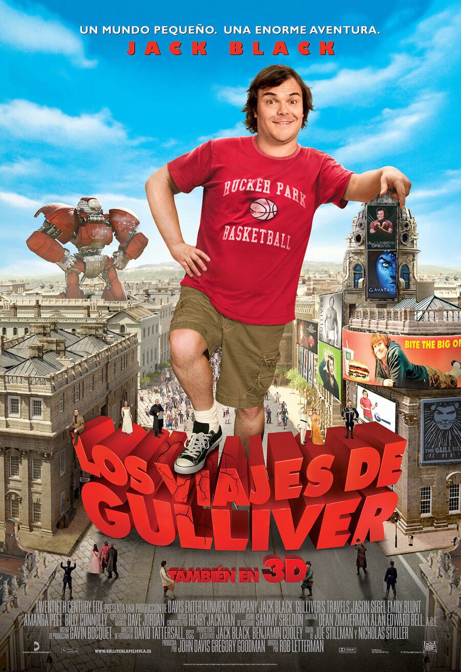 Cartel de Los viajes de Gulliver - España