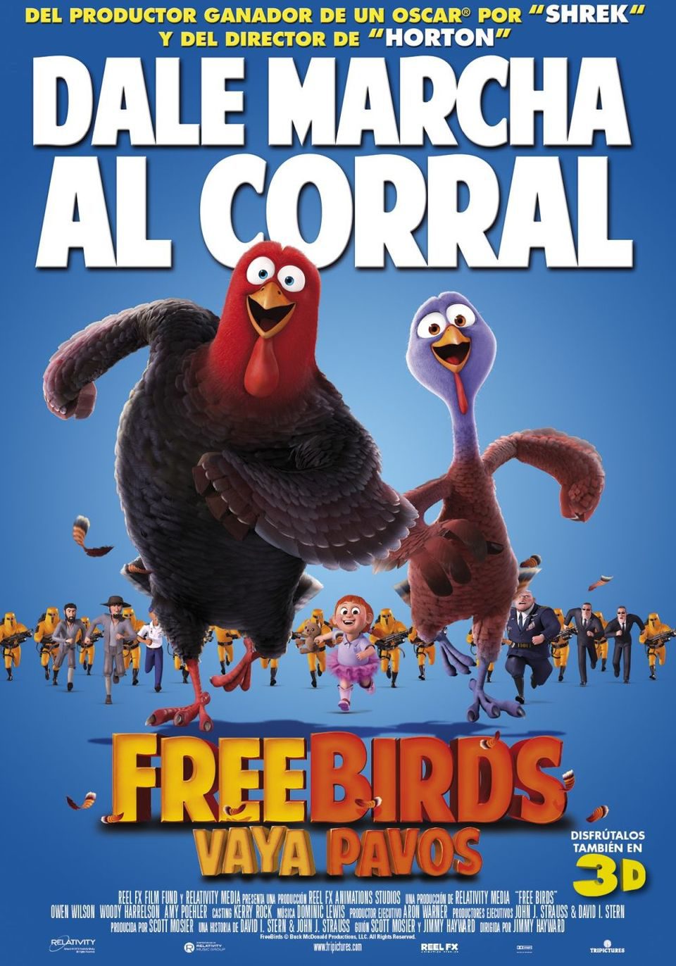 Cartel de Free Birds (Vaya pavos) - España
