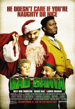 Cartel de Bad Santa