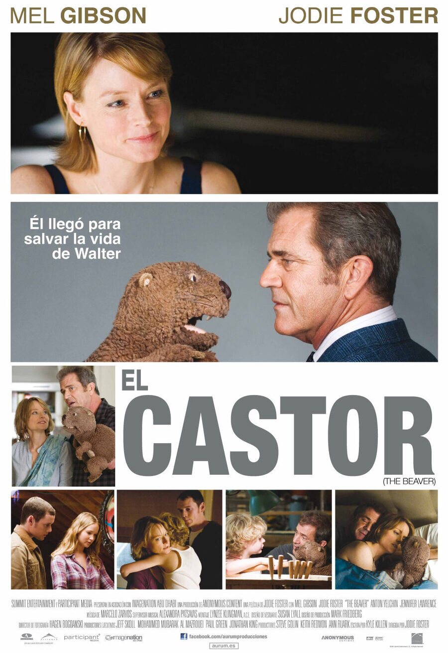 Cartel de El castor - España