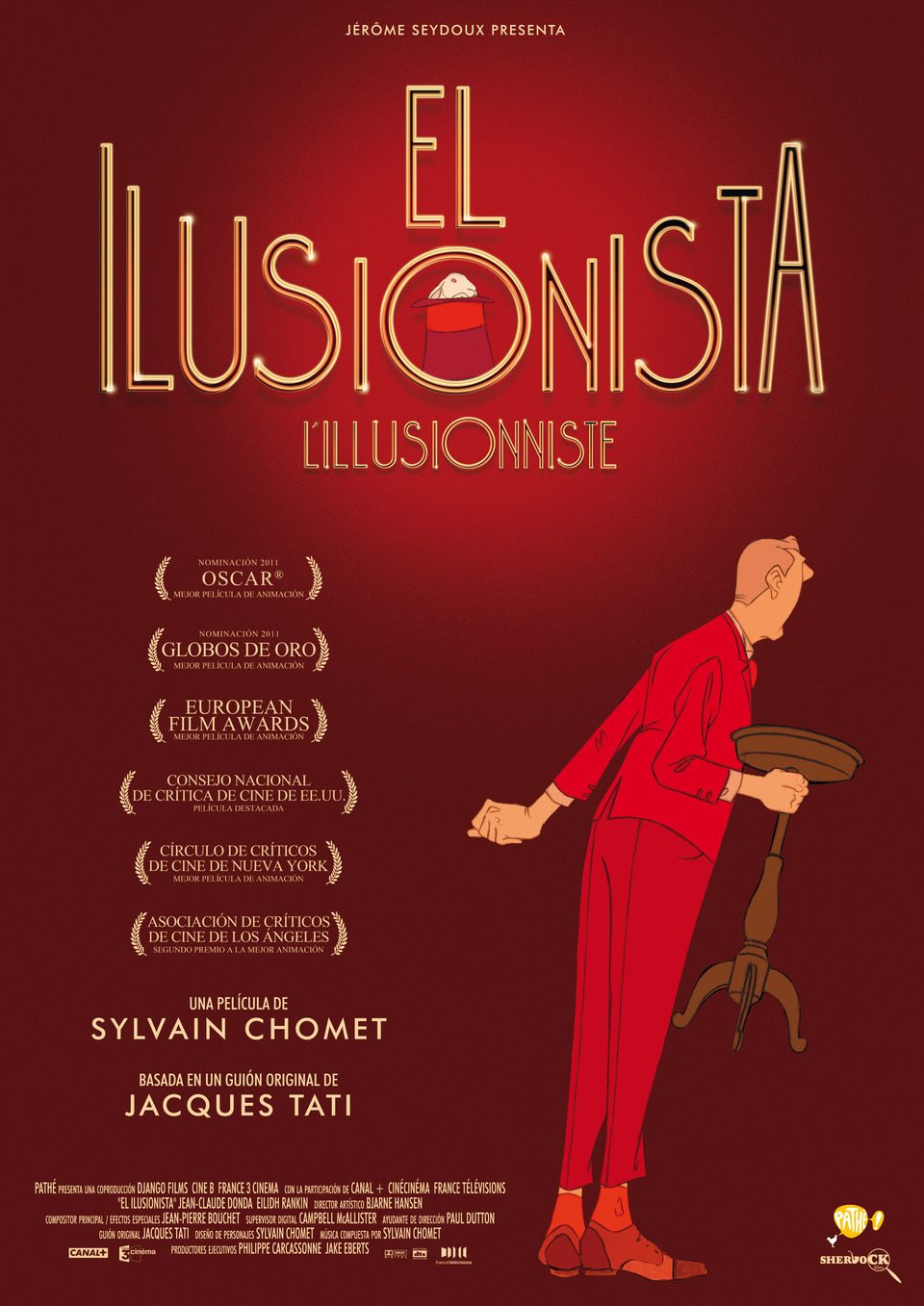 Cartel de El ilusionista - España
