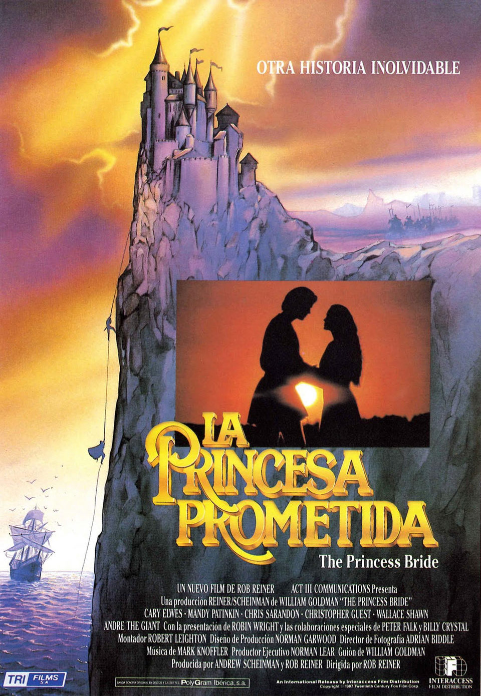 Cartel de La princesa prometida - España