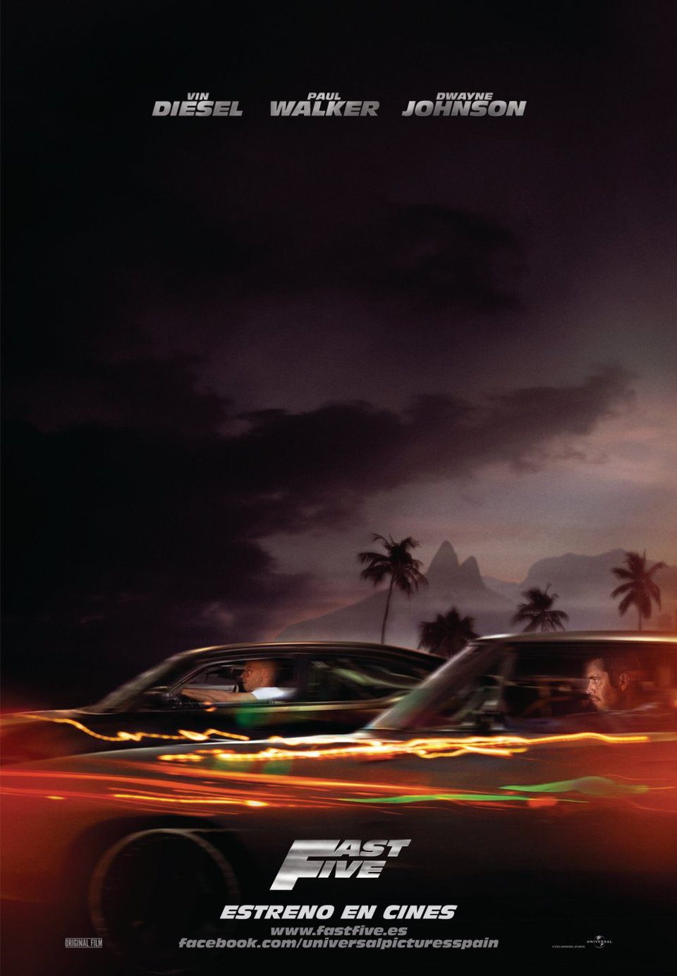 Cartel de Fast & Furious 5 - Teaser España