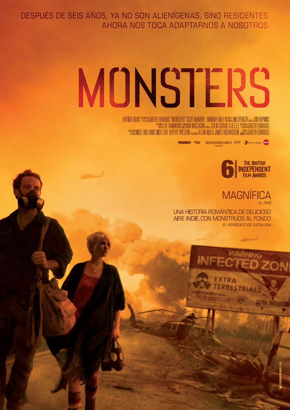 Cartel de Monsters - España