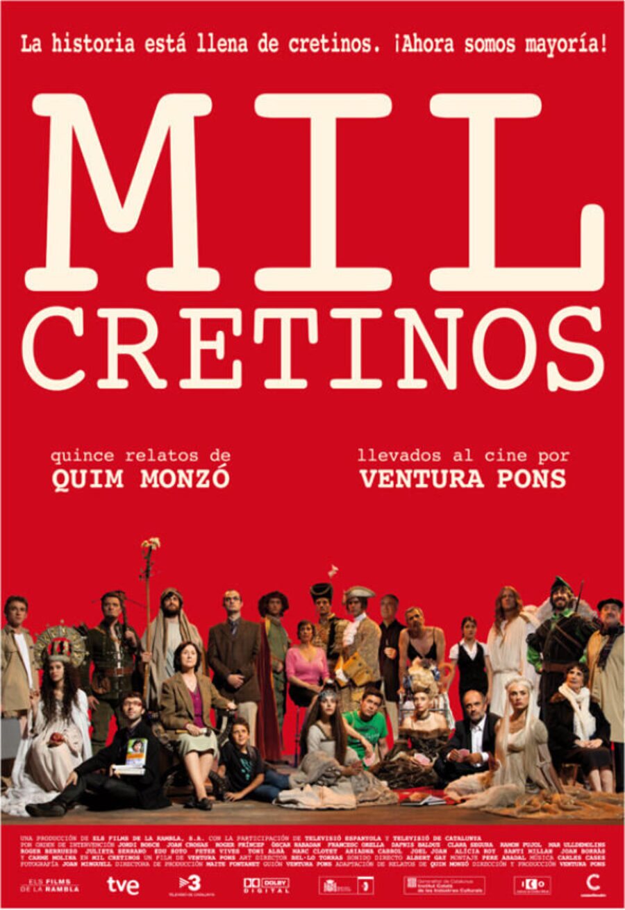 Cartel de Mil cretinos - España