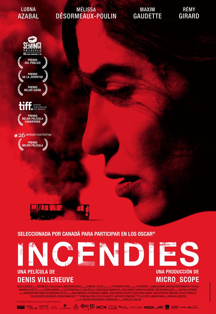 Cartel de Incendies - España