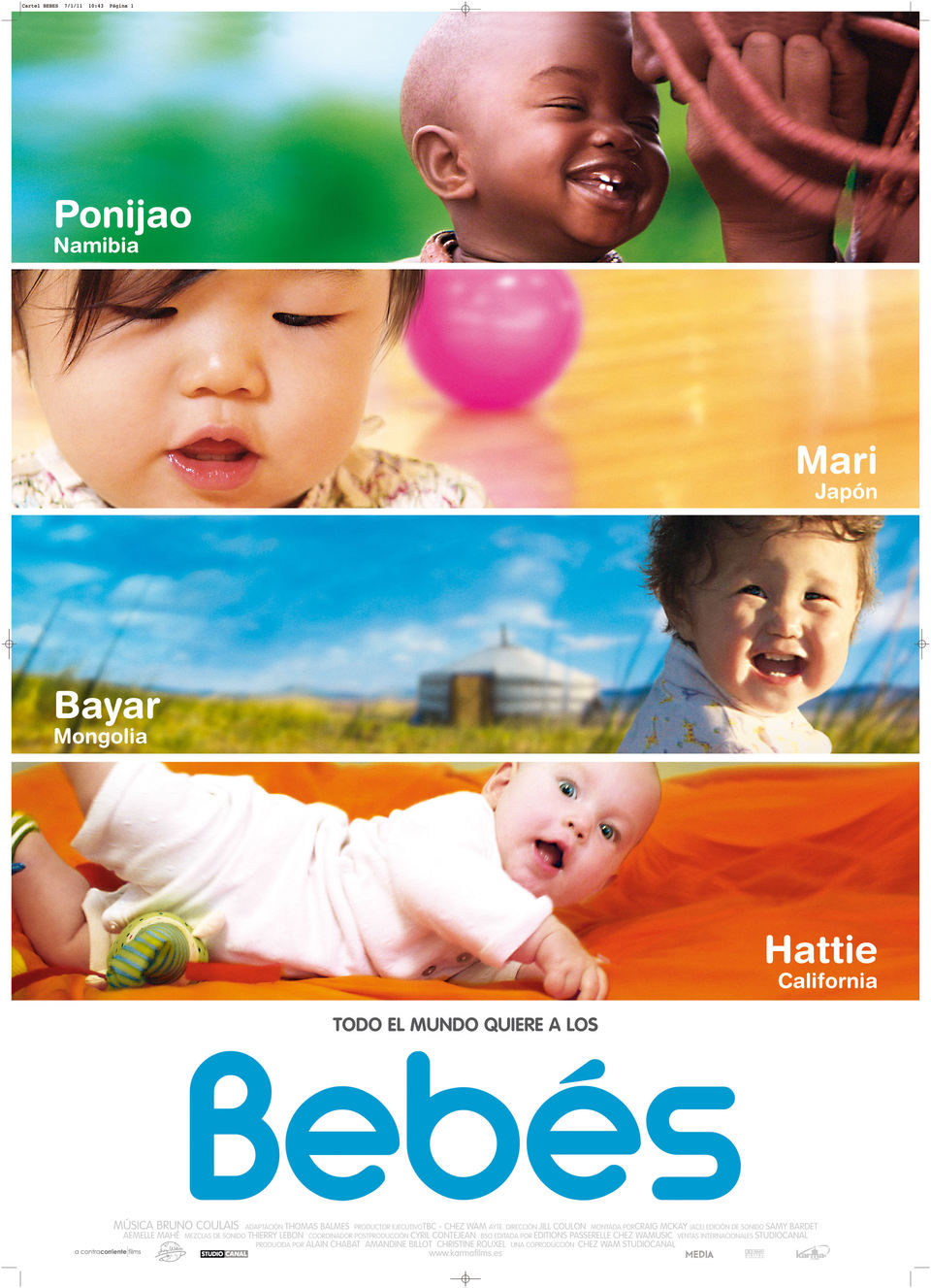 Cartel de Bebés - España