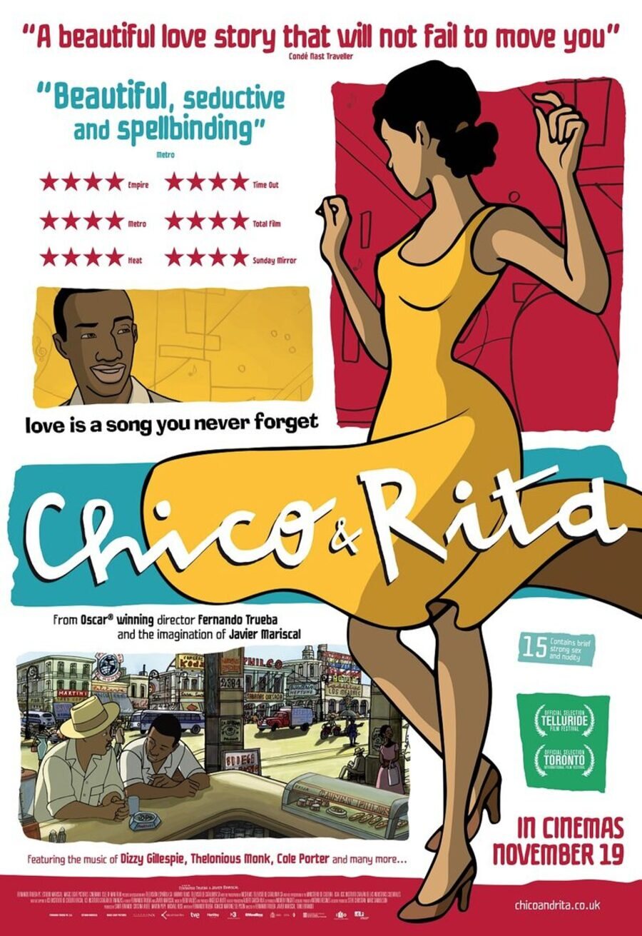 Cartel de Chico y Rita - EEUU