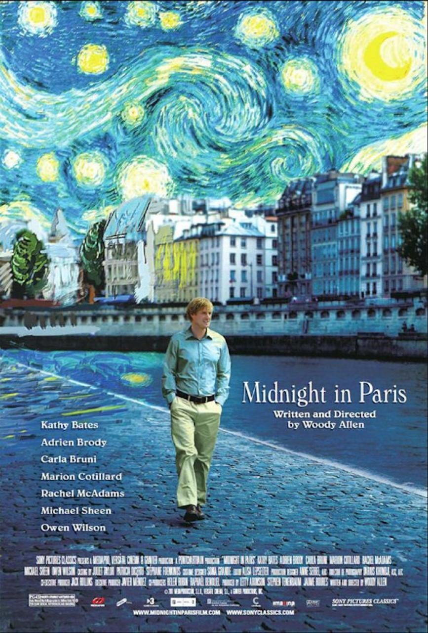 Cartel de Midnight in Paris - EEUU