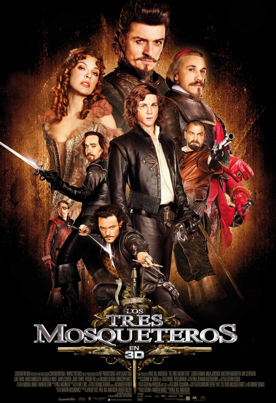 Cartel de Los tres mosqueteros - España