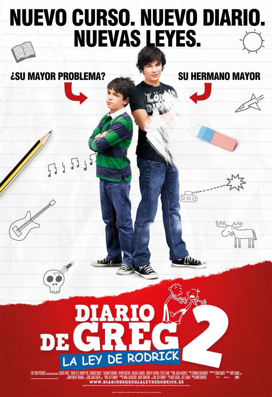 Cartel de El diario de Greg 2: La Ley de Rodrick - España