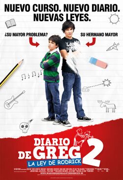 Cartel de El diario de Greg 2: La Ley de Rodrick