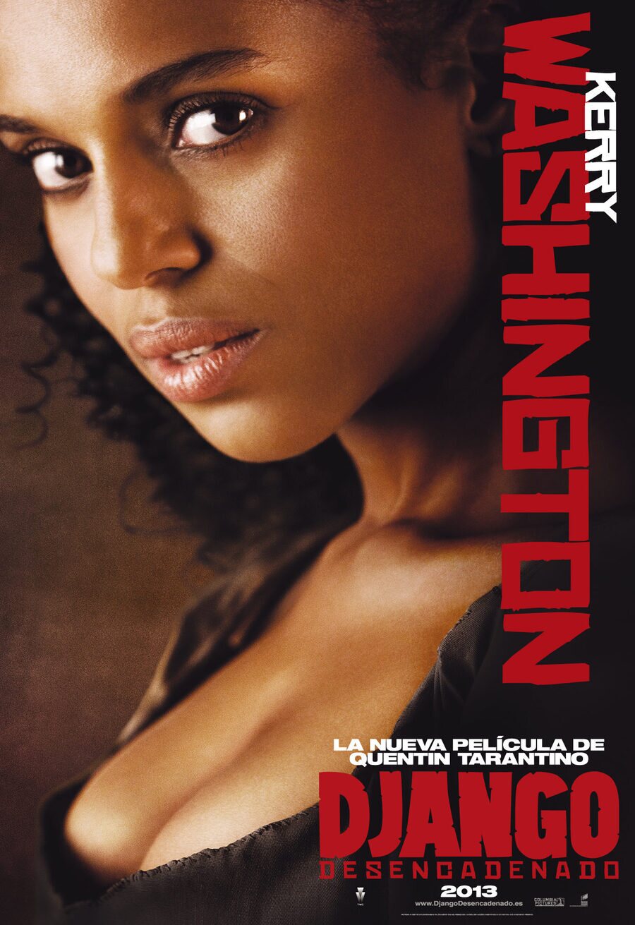 Cartel de Django desencadenado - Kerry Washington