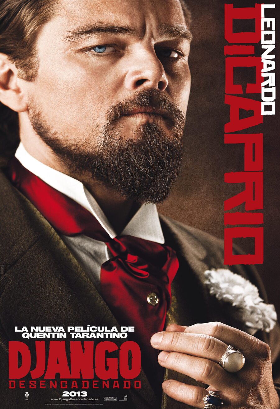 Cartel de Django desencadenado - Leonardo DiCaprio