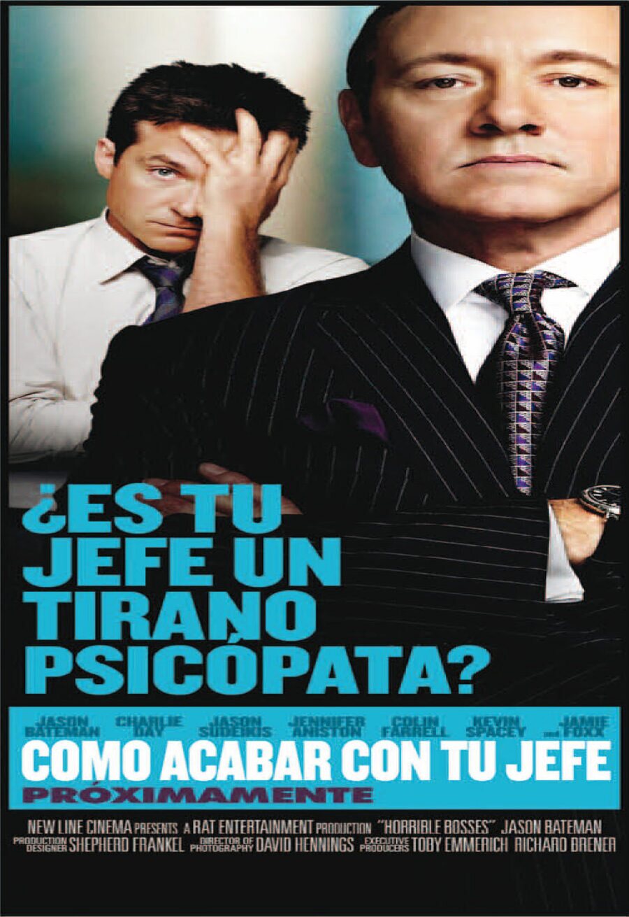 Cartel de Cómo acabar con tu jefe - Kevin Spacey