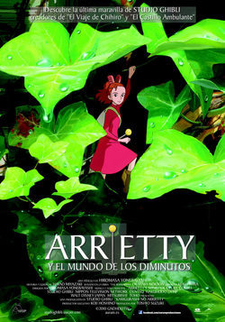 Cartel de Arrietty y el mundo de los diminutos