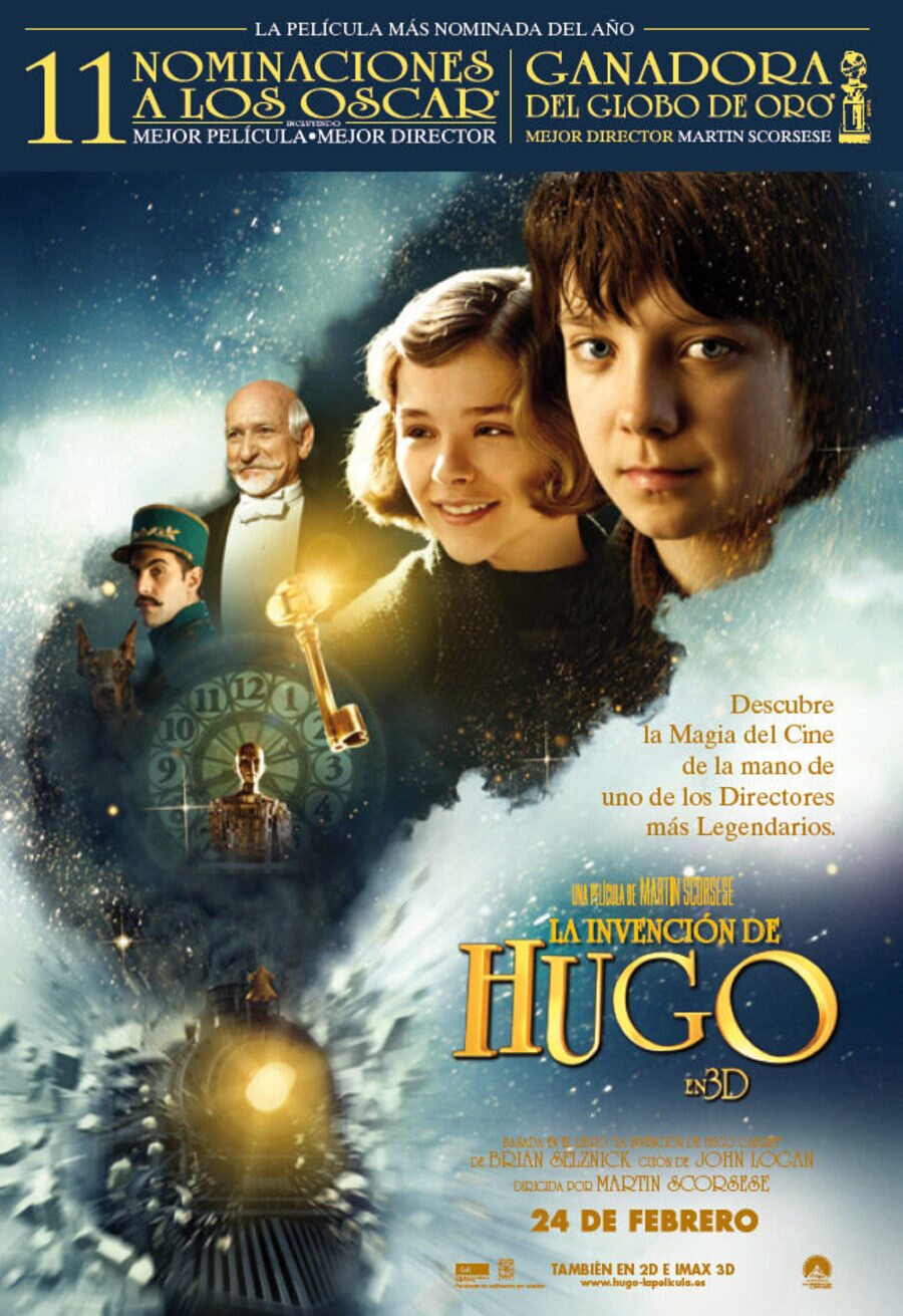 Cartel de La invención de Hugo - España
