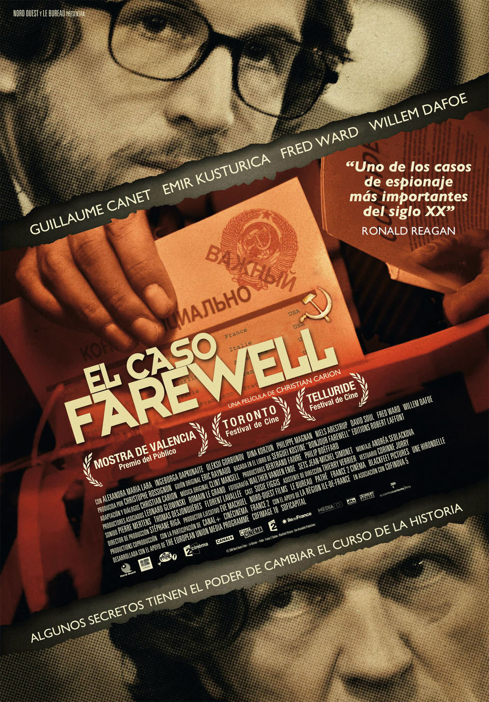 Cartel de El caso Farewell - España