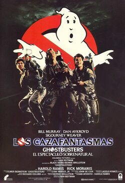 Cartel de Los Cazafantasmas