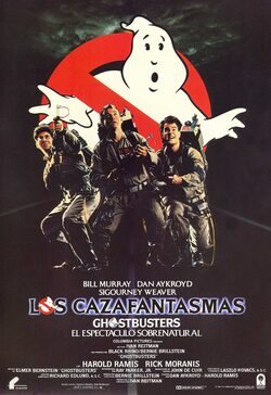 Cartel de Los Cazafantasmas