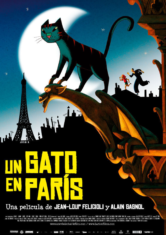 Cartel de Un gato en París - España