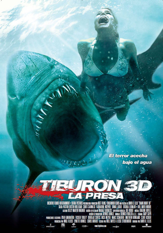 Cartel de Tiburón 3D: La presa - España