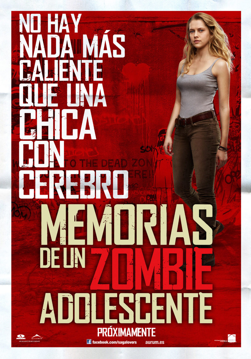 Cartel de Memorias de un zombie adolescente - España
