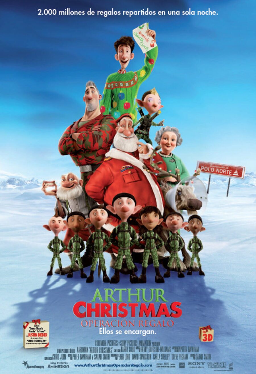 Cartel de Arthur Christmas: Operación regalo - España