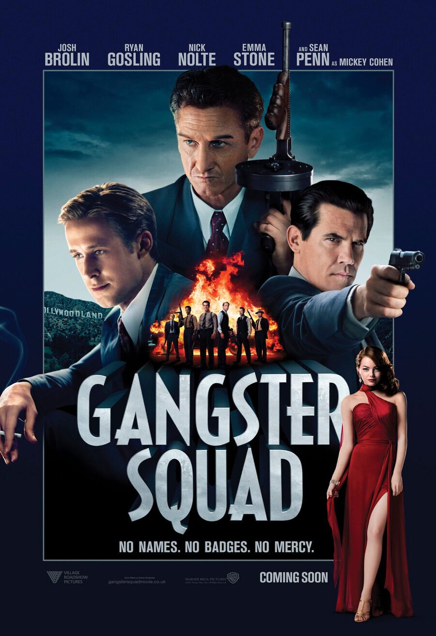 Cartel de Gangster Squad (Brigada de élite) - EEUU