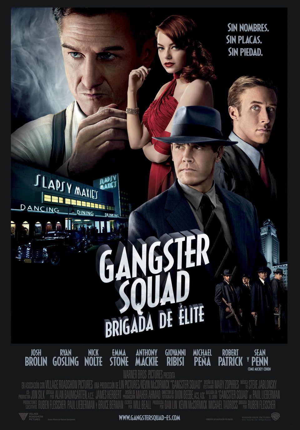 Cartel de Gangster Squad (Brigada de élite) - España