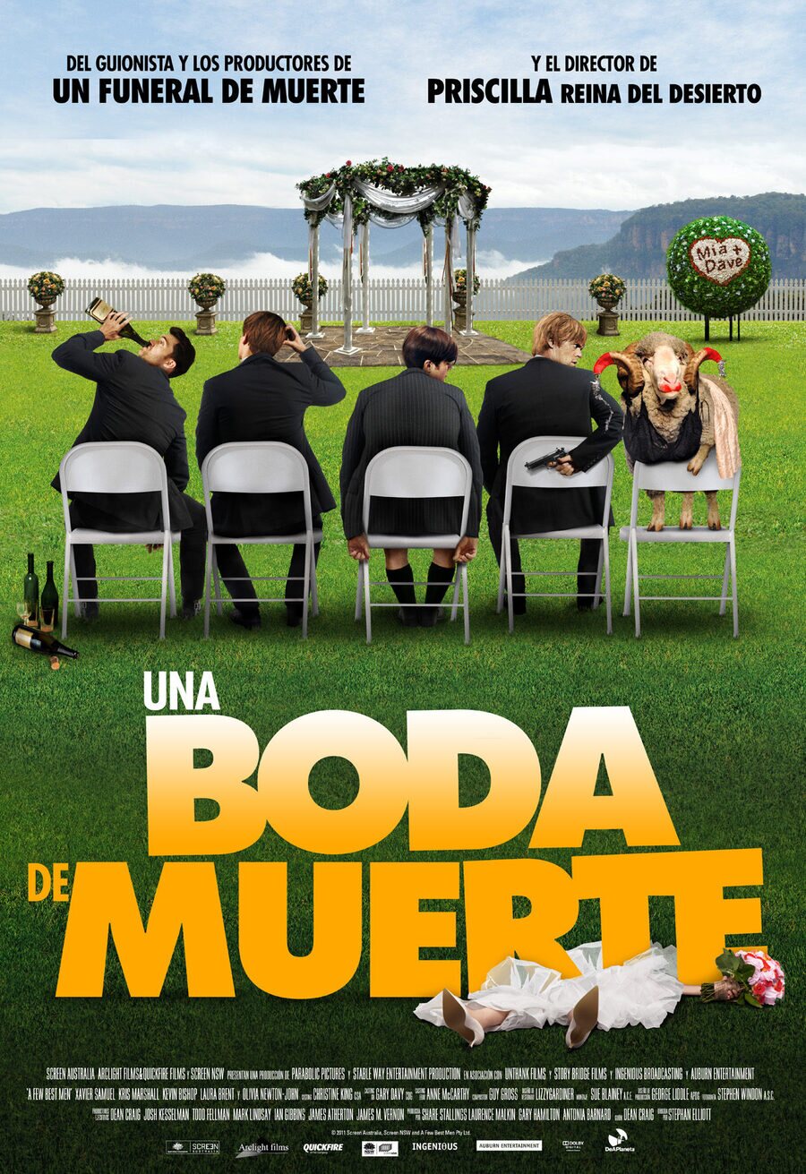 Cartel de Una boda de muerte - España