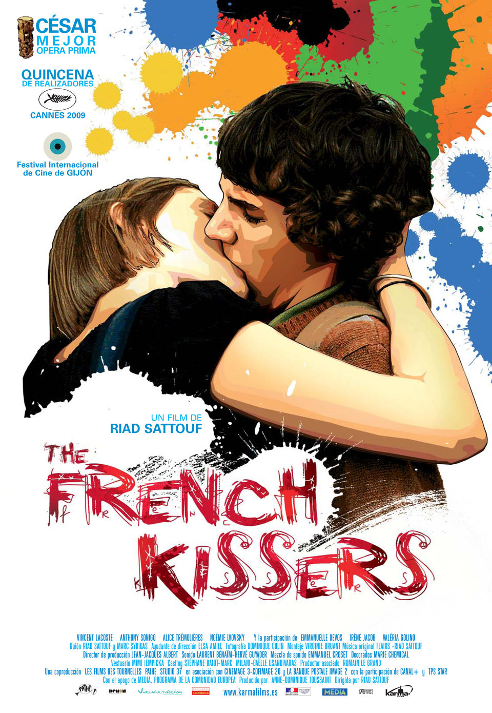 Cartel de The French Kissers - España
